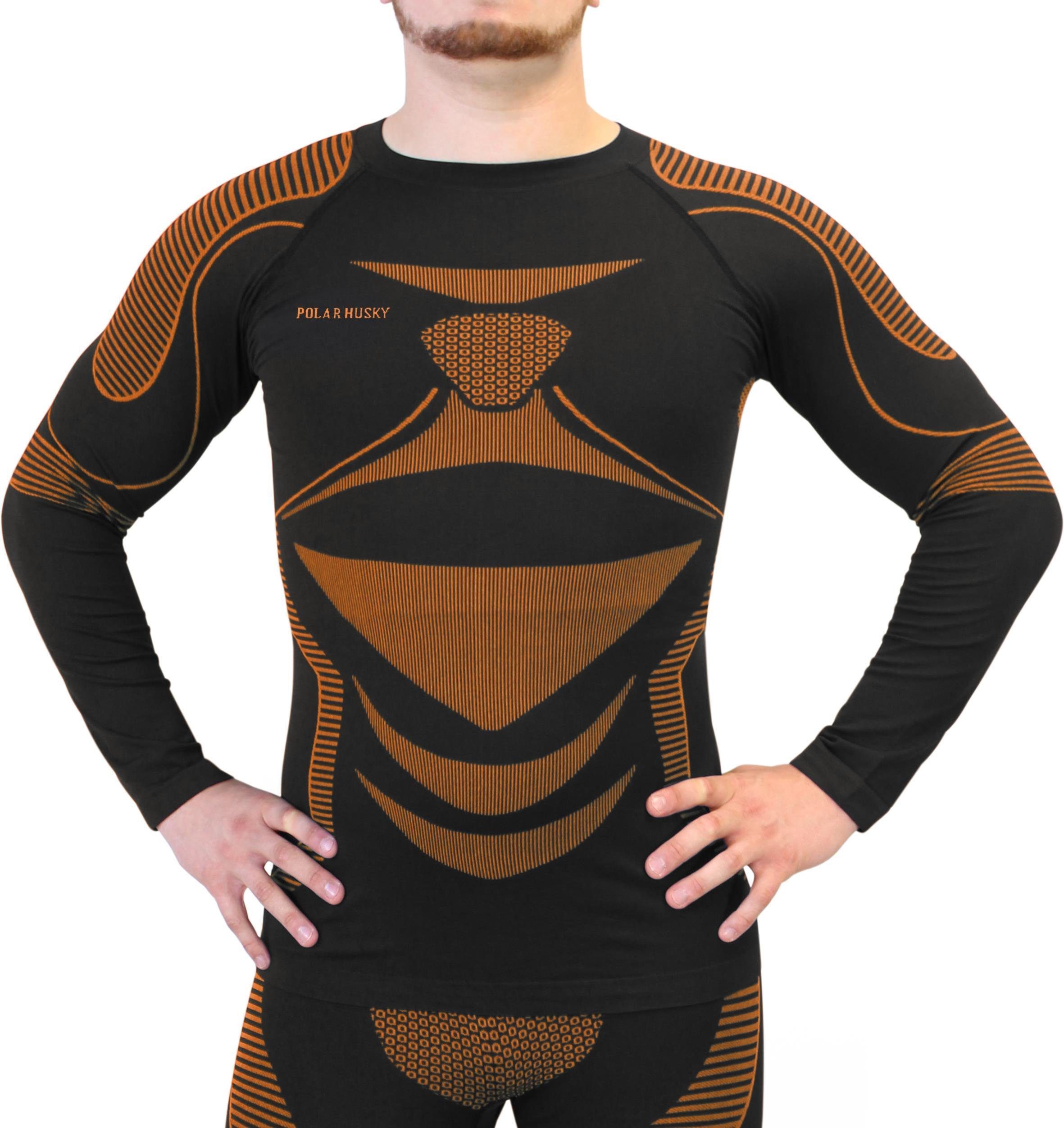 Husky Polar Orange Sport-Funktionsunterhemd Active Extreme schnelltrocknend Wear Funktionsunterhemd