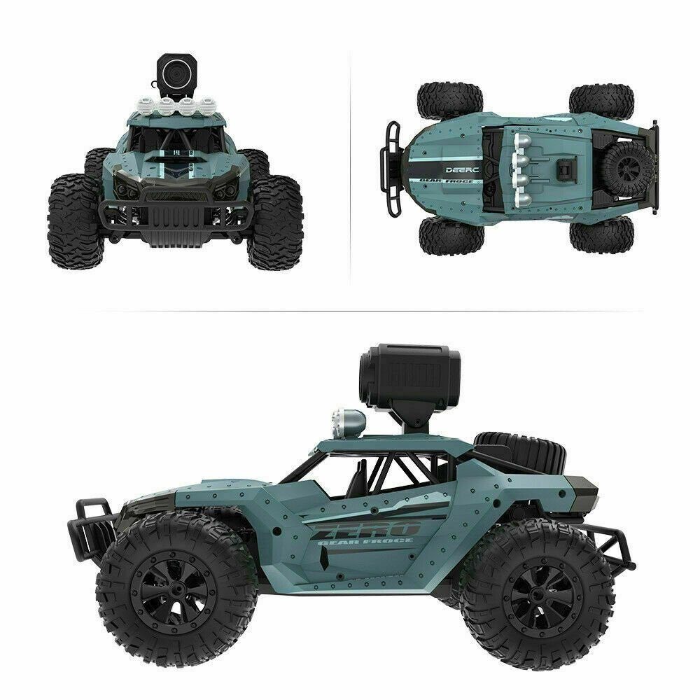 DEERC RC Auto mit 720P HD Kamera Fahrzeug 1:16 Wasserdicht Spielzeug für Kinder 