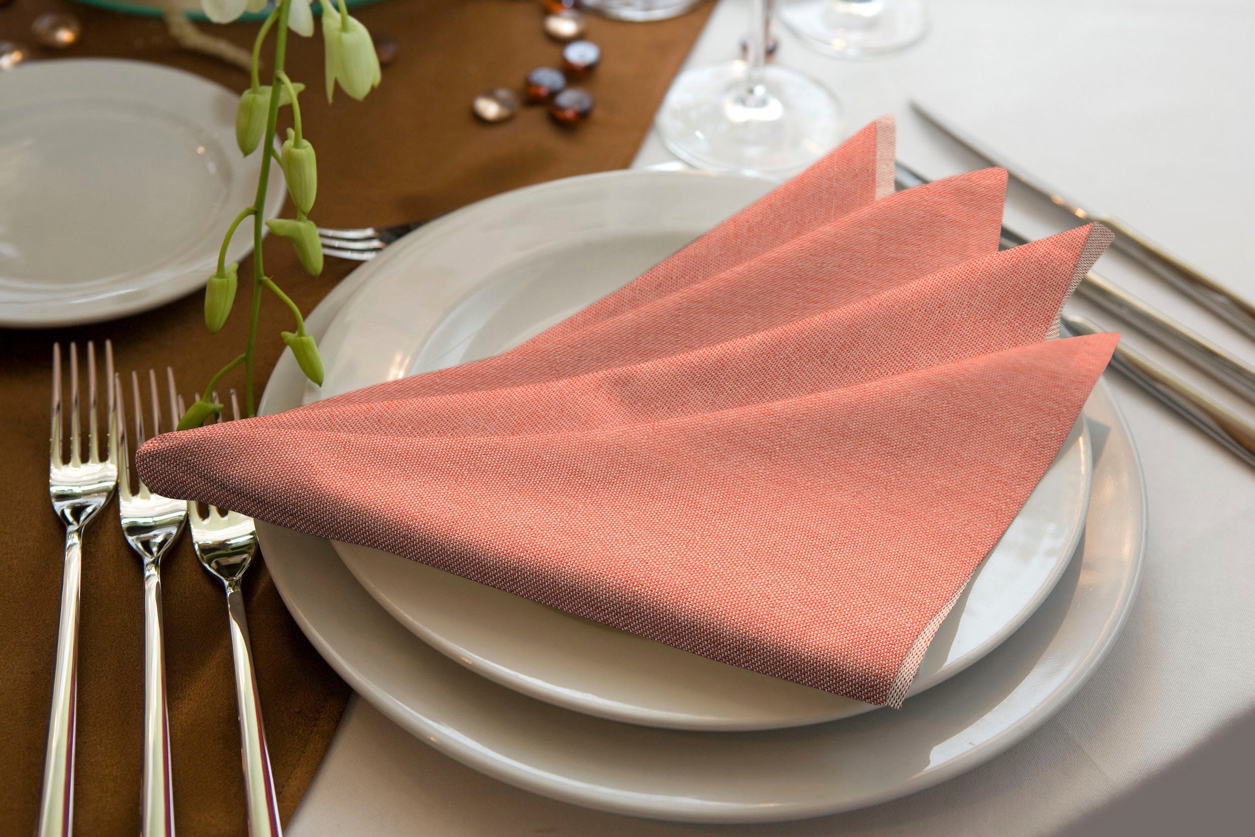 Adam Stoffserviette Uni Light Collection, (4 St)