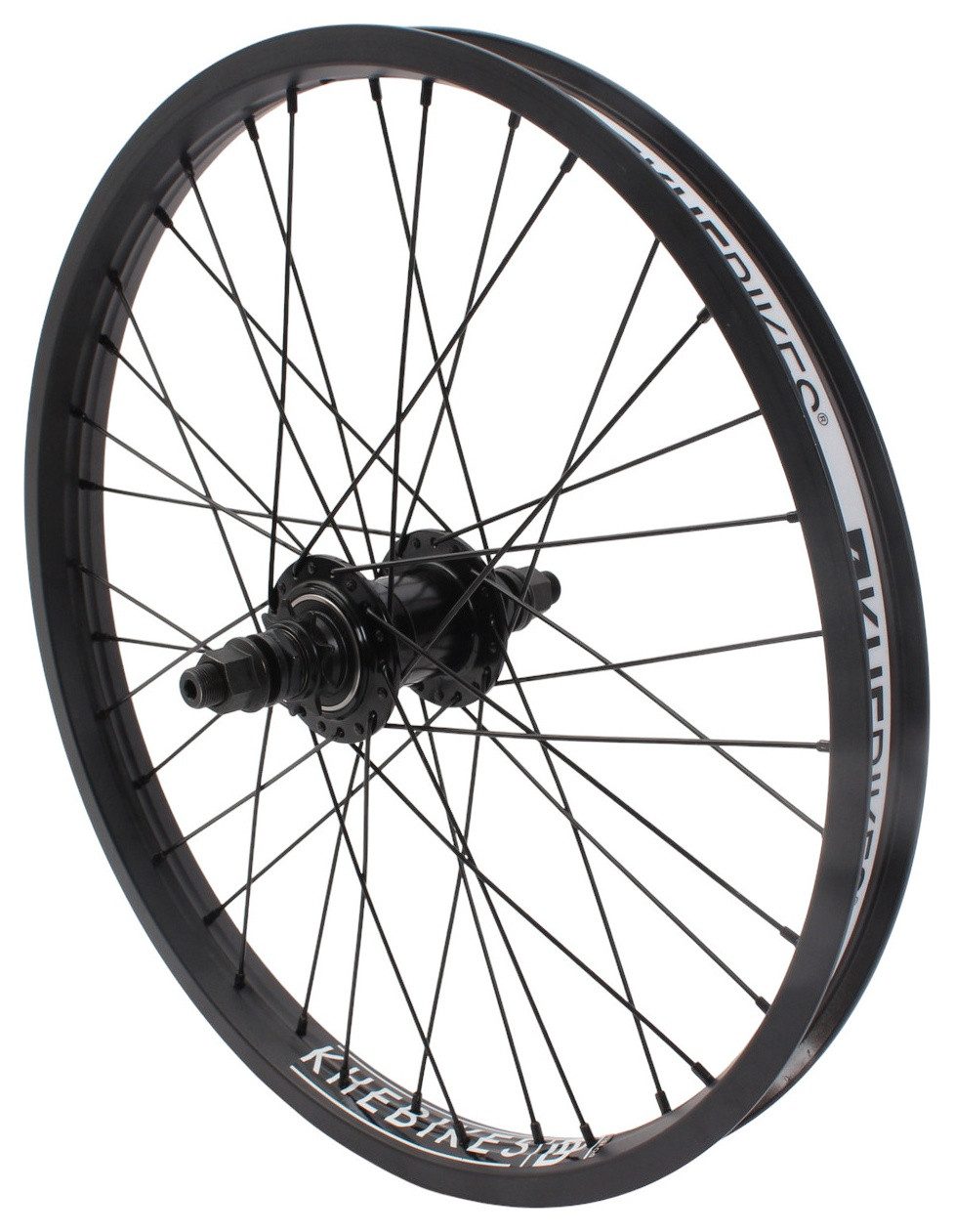 KHEbikes Fahrrad-Laufrad KHE BMX Hinterrad 20 Zoll Freecoaster 14 mm 9T Doppelkammer, Gedichtete Industrielager, leichtlaufend und langlebig