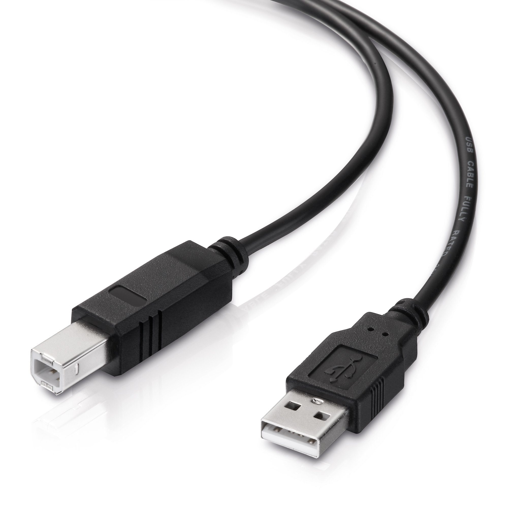 conecto conecto USB 2.0 Kabel/Druckerkabel, USB A Stecker auf USB B Stecker, USB-Kabel
