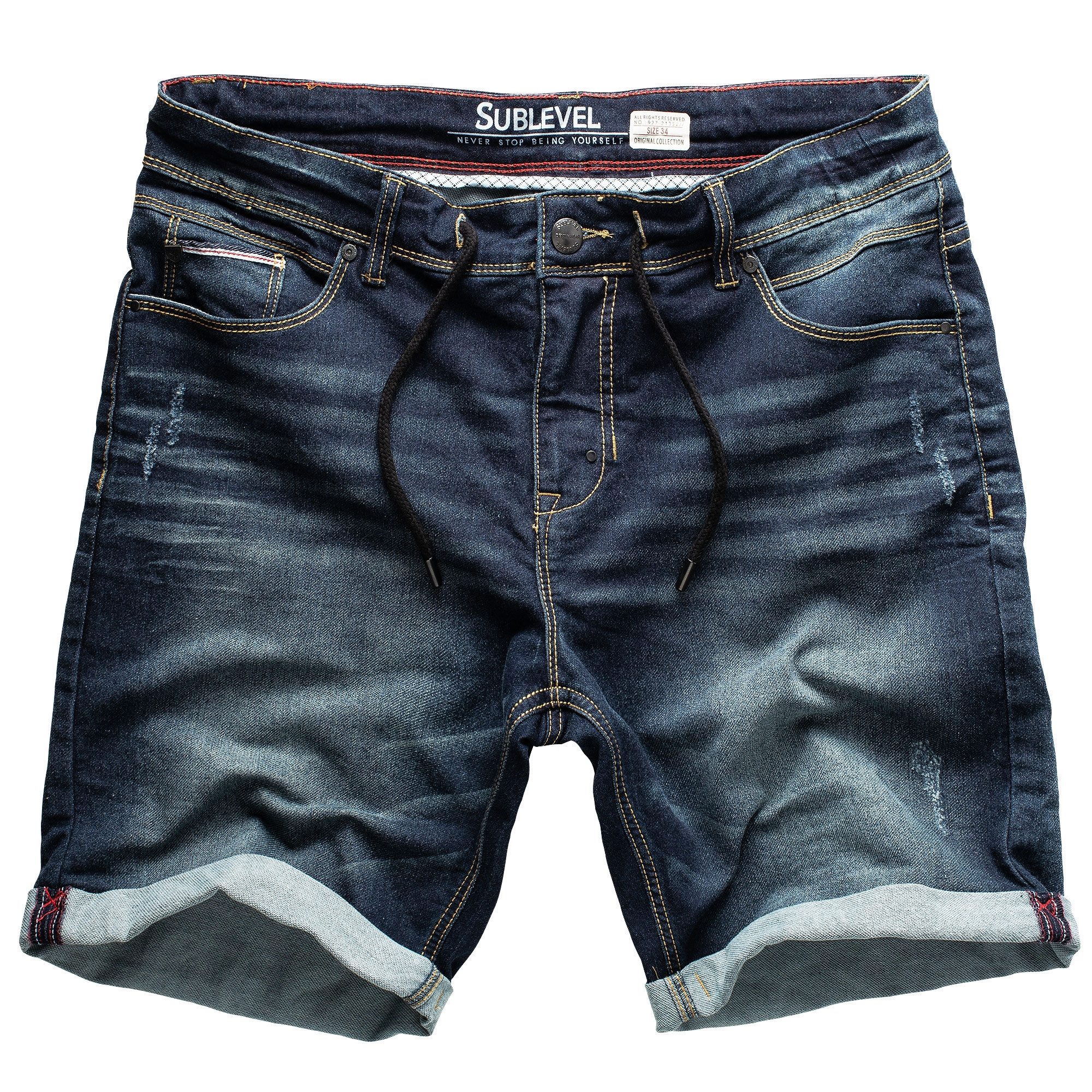 SUBLEVEL Shorts Sweat Shorts Jeans Kurze günstig online kaufen