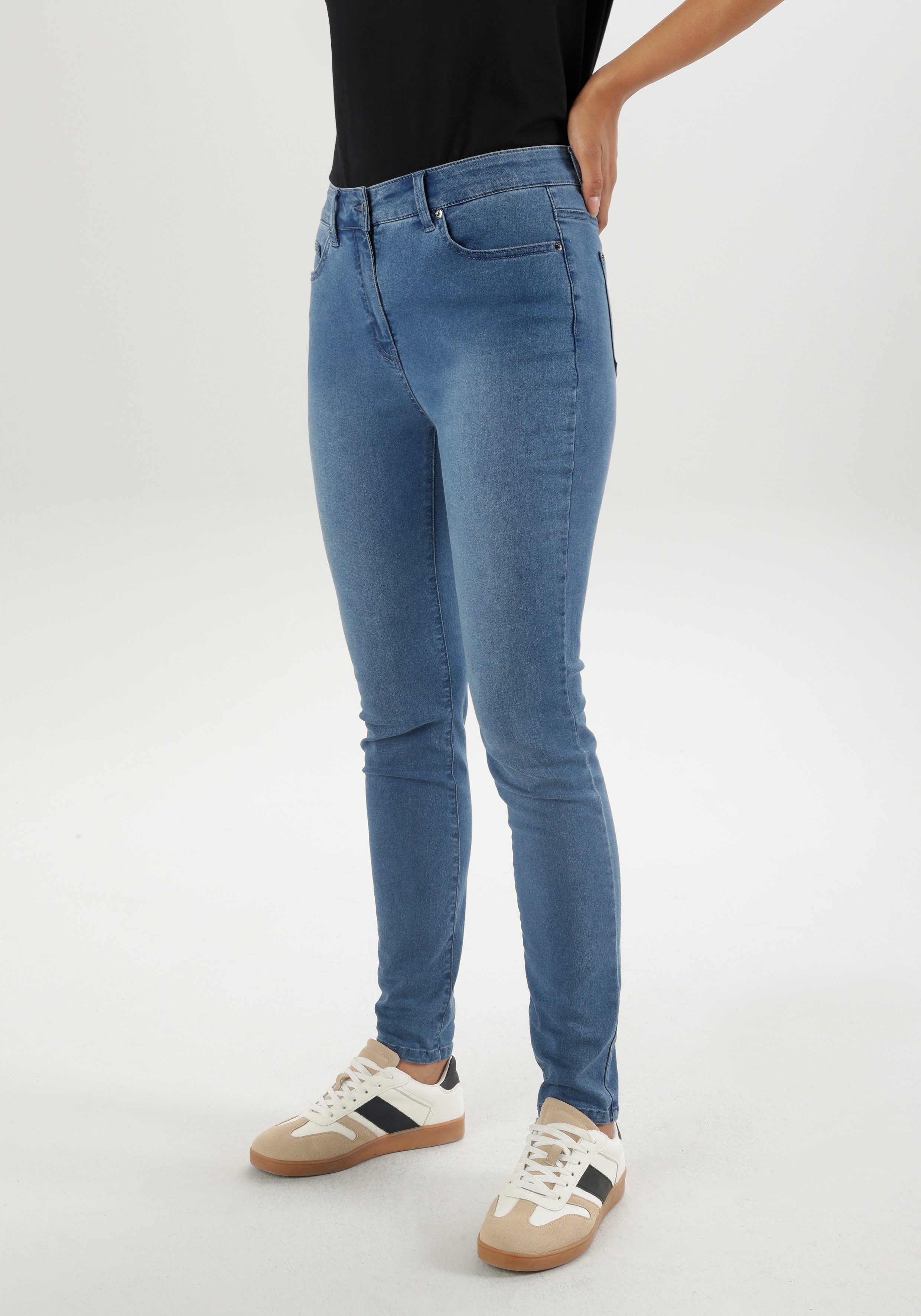 Aniston SELECTED Skinny-fit-Jeans normal waist