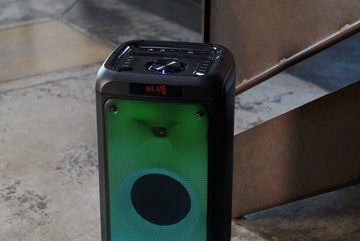 BigBen PARTY Box XL AU387223 Party-Lautsprecher (Bluetooth, 40 W, mit RGB-Beleuchtung, kabellos, mit Fernbedienung, inkl. 2 Mikrofone)