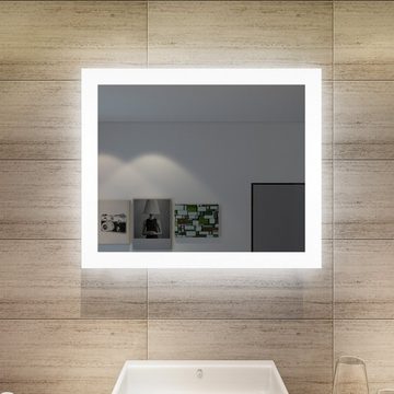 SONNI Schminkspiegel Minimalistischer Spiegel mit Licht für den Einsatz in mehreren Szenen