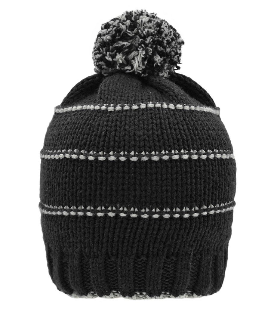 Myrtle Beach Strickmütze Warme Strickmütze aus recyceltem Polyester MB7144 Innenseite mit Fleeceband für einen angenehmen Tragekomfort