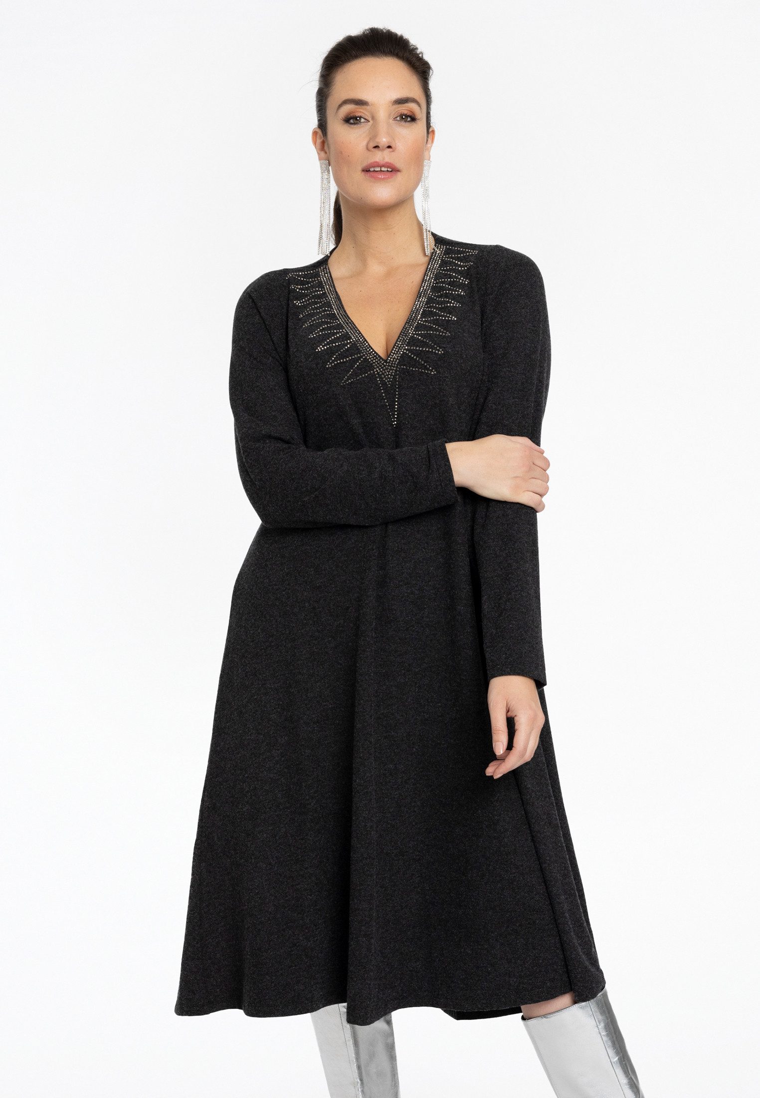 A-Linien-Kleid Damen Kleid Große Größen