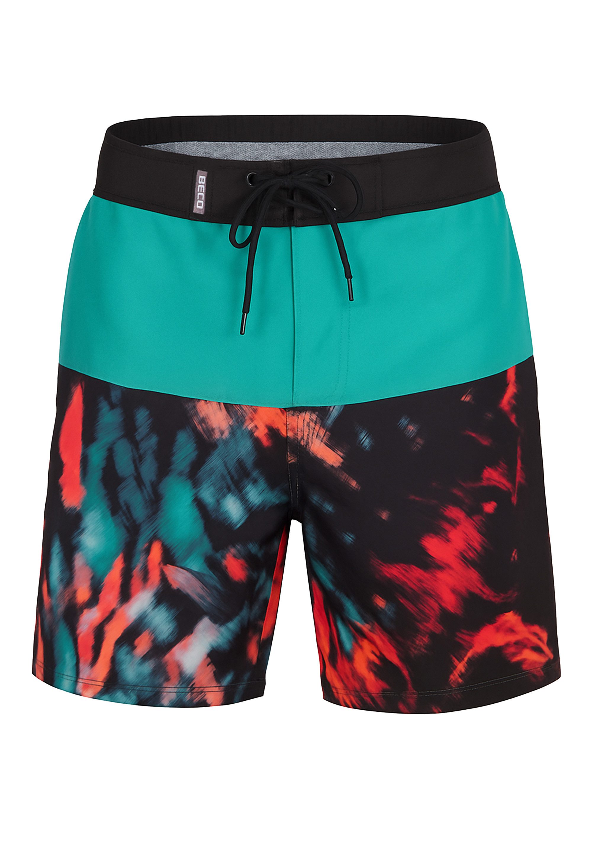 Beco Beermann Badeshorts Schwimm Shorts "Feathers" (1-St) Cooler Look trifft sportliche Passform