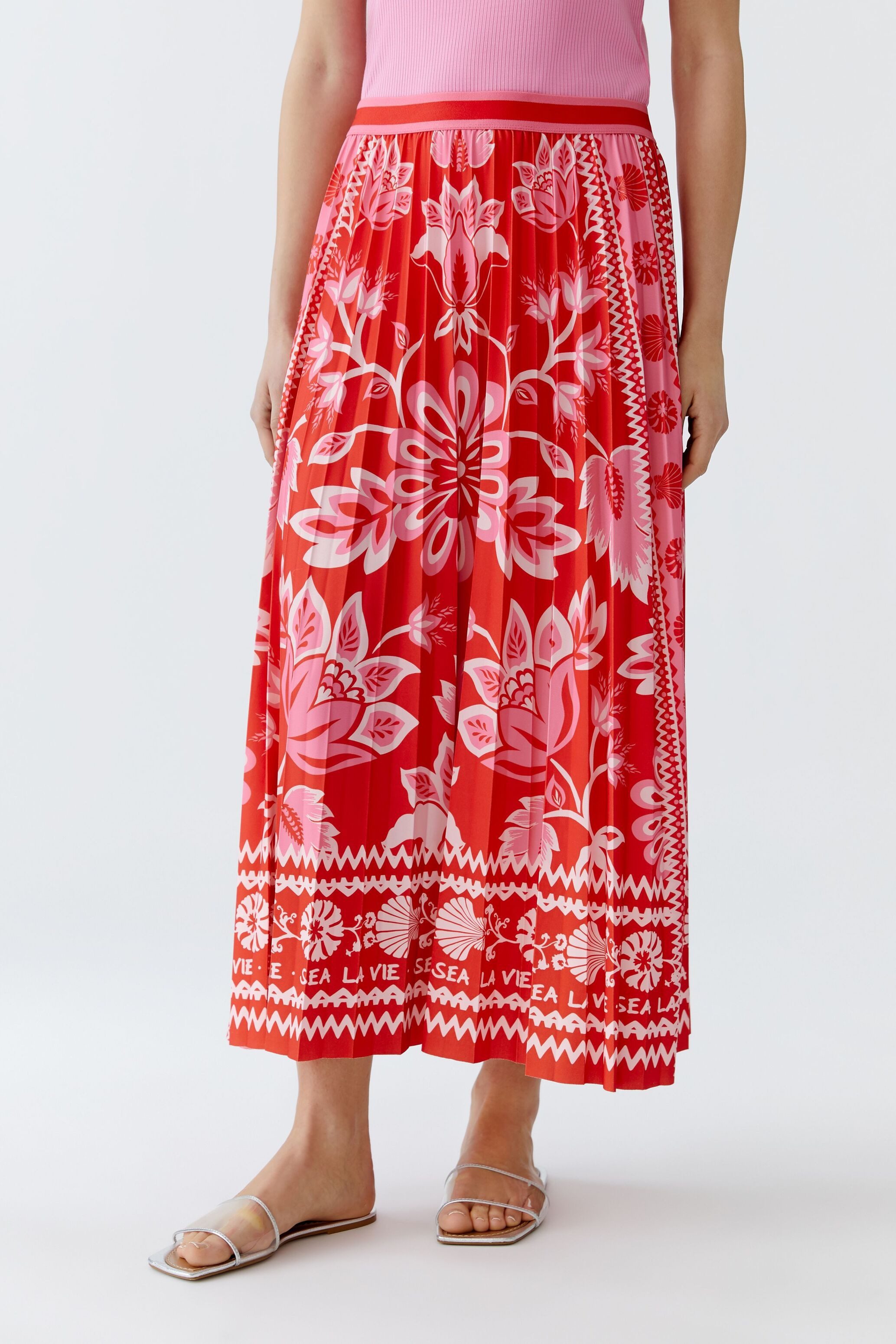 Oui Maxirock Plisseerock Silky Touch Qualität günstig online kaufen