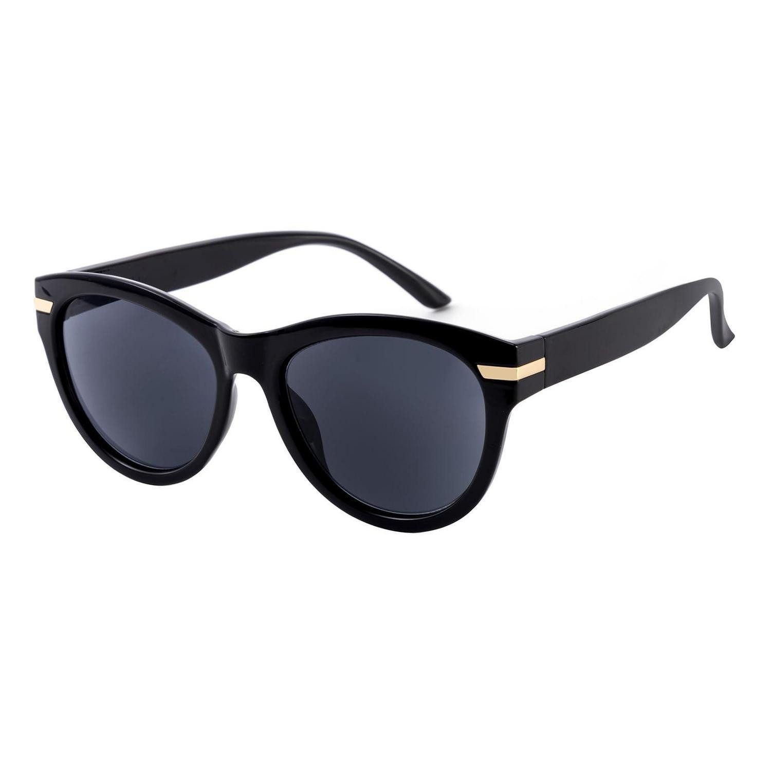 LuxusKollektion Lesebrille Sonnenlesebrille Damen UV400 Grau 3.5x