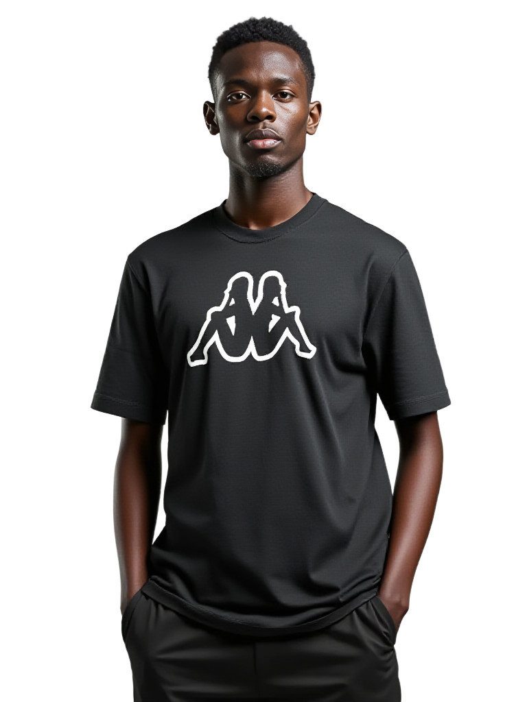 Kappa Print-Shirt Kappa T-Shirt Logo Cromen