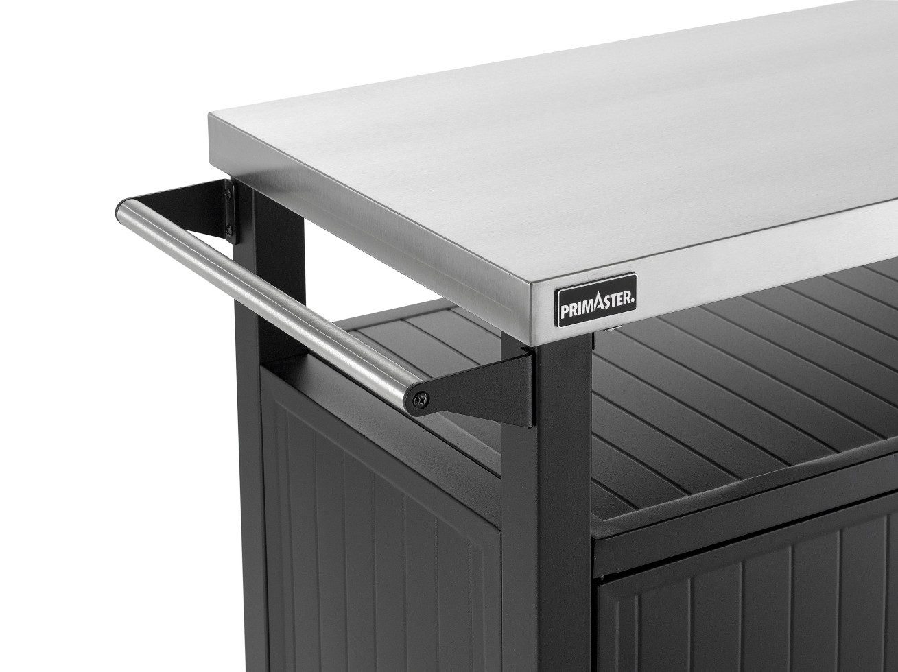 Primaster Grillablagetisch Primaster Grillwagen Napa XXL Universal 2-türig