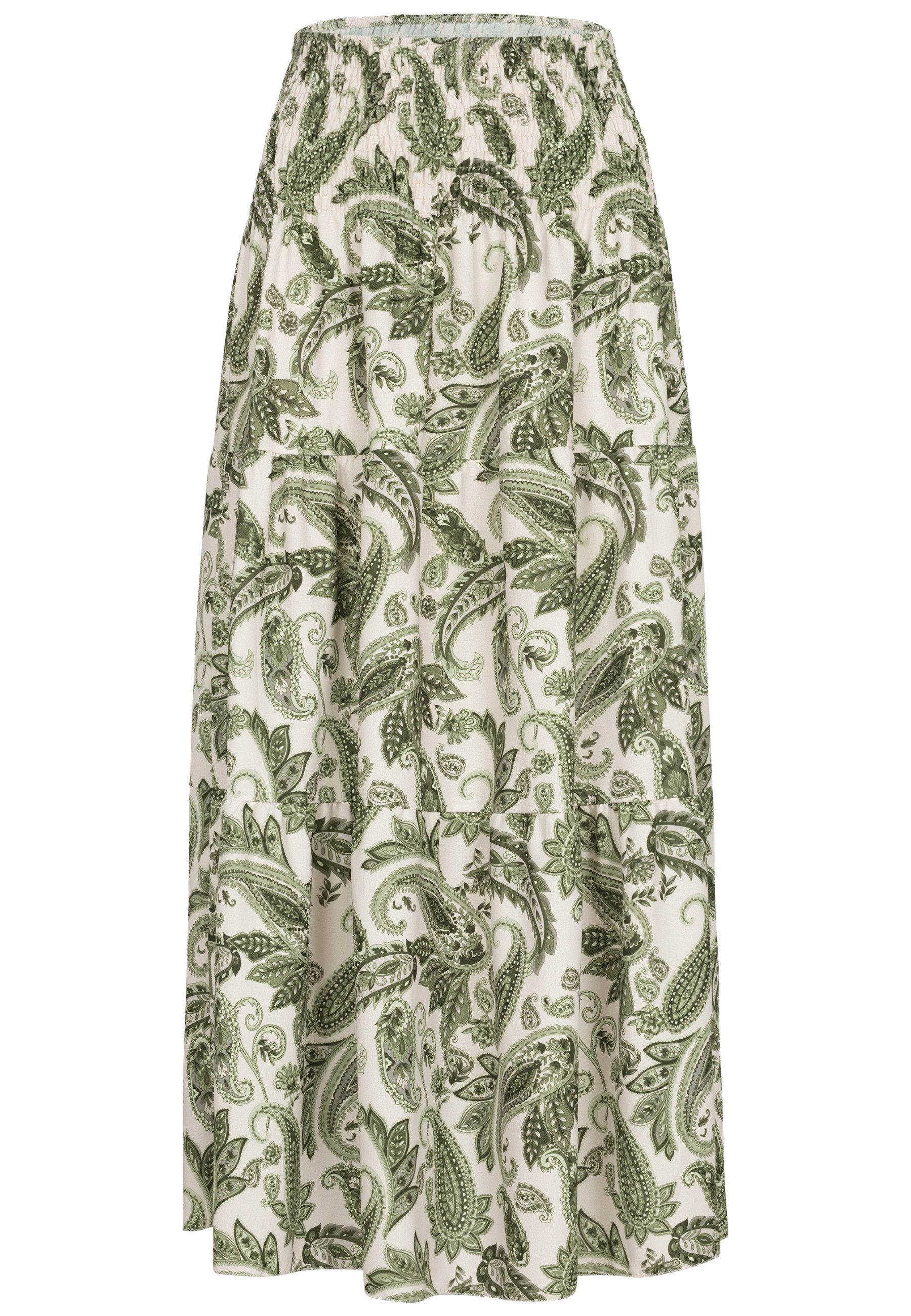 CLOUD 5IVE Sommerrock CLOUD 5IVE Maxi Skirt with paisley print (1-tlg)