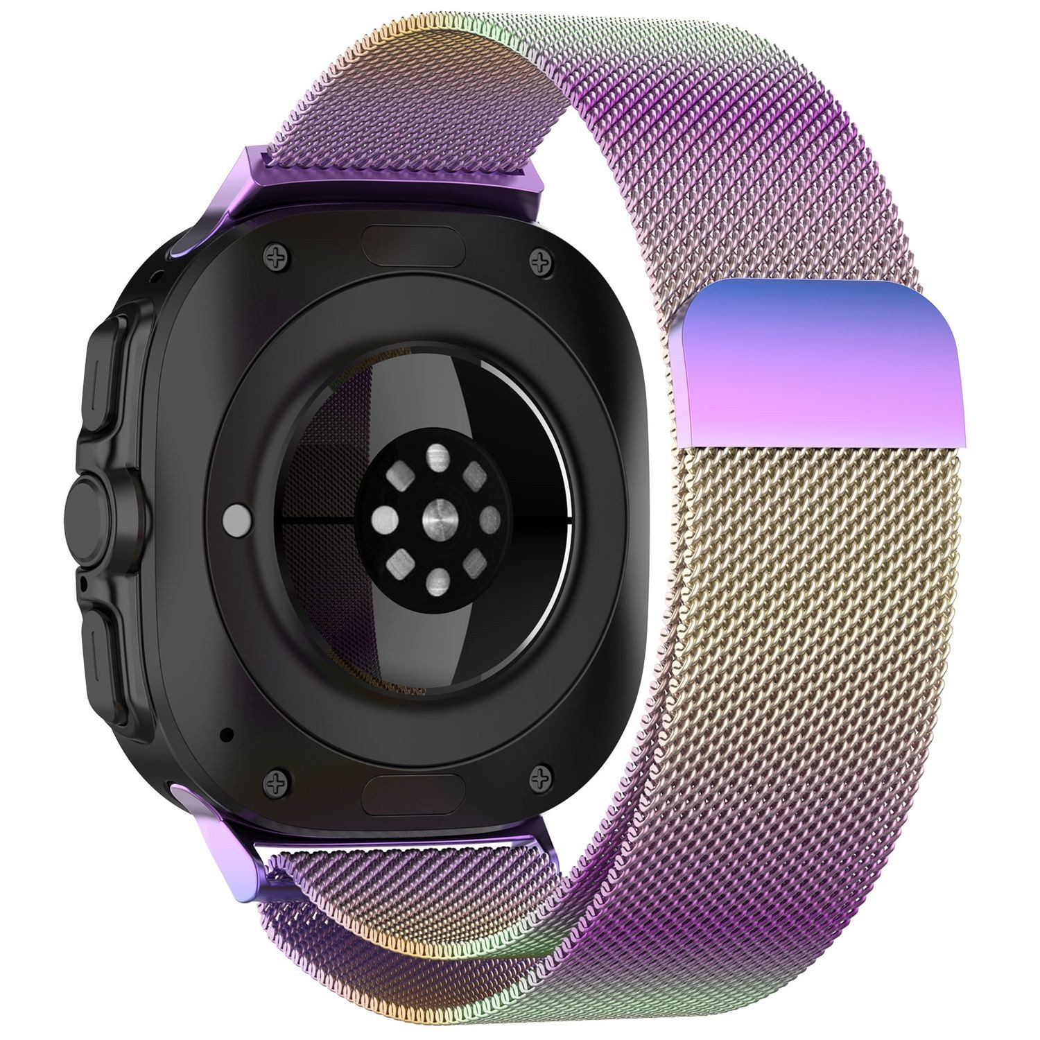 Wigento Smartwatch-Armband Für Samsung Galaxy Watch Ultra 47mm Metall Mesh günstig online kaufen