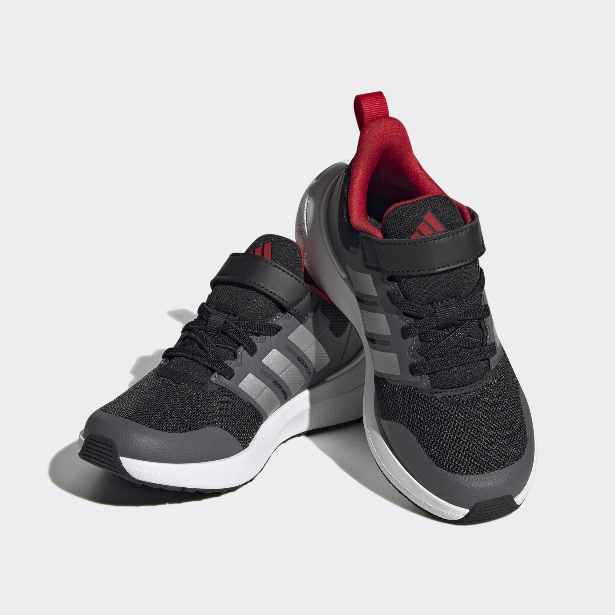 adidas Sportswear Sneaker Core Black / Silver Metallic / Better Scarlet