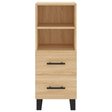 furnicato Sideboard Sonoma-Eiche 34,5x34x90 cm Holzwerkstoff