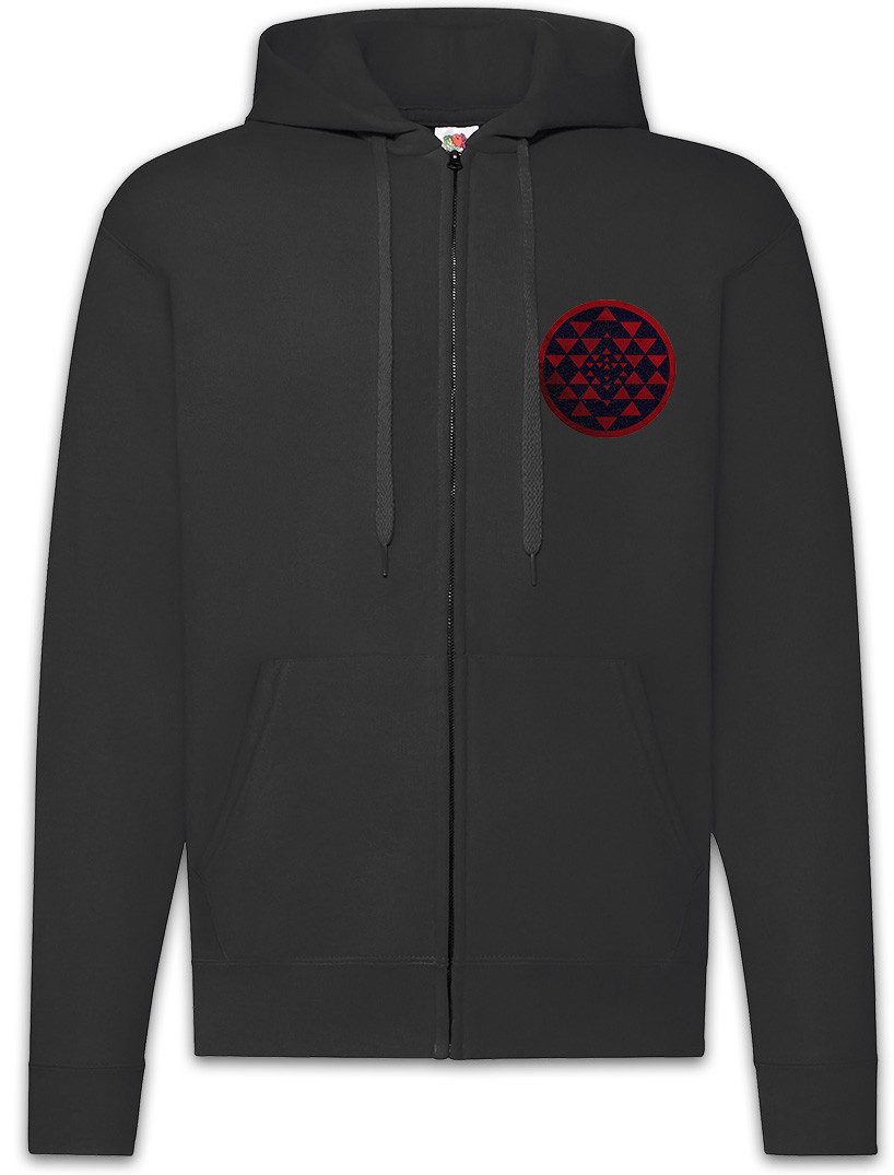 Sweatjacke Red Squadron Patch Zipper Hoodie Galactica Space Ship Star Raumschiff
