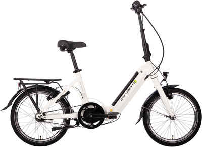 SAXONETTE E-Bike Compact Premium Plus, 7 Gang, Nabenschaltung, Mittelmotor 250 W, (mit Akku-Ladegerät)