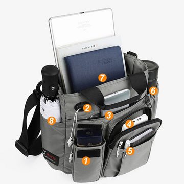 KIKAKO Businesstasche Tragbare Handtasche, Umhängetasche, Reisetasche Rucksack