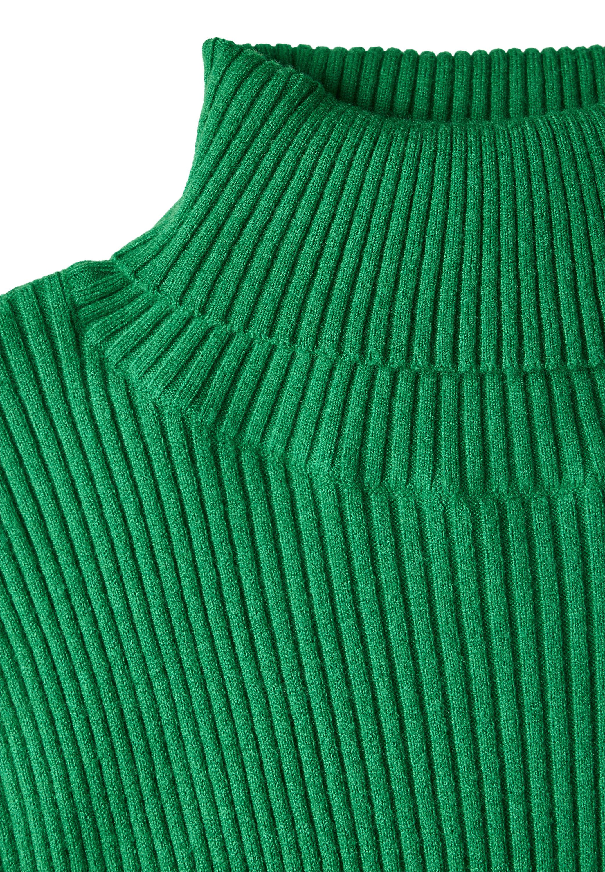 STREET ONE Rollkragenpullover mit Rippstrick-Struktur