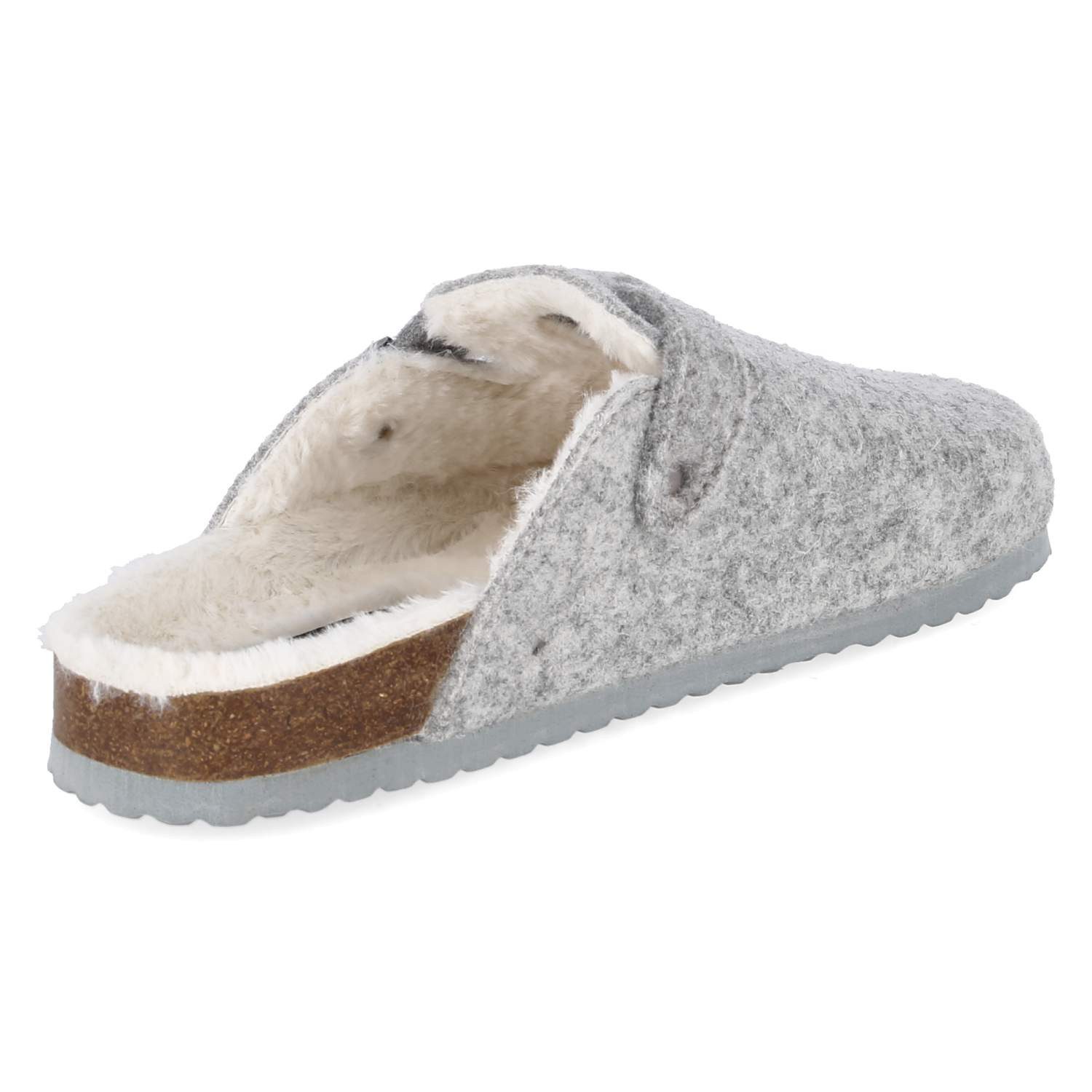 SUPERSOFT Supersoft Pantoffeln 522505000/228 Damen Filz grey Pantolette – Bild 4 von 5