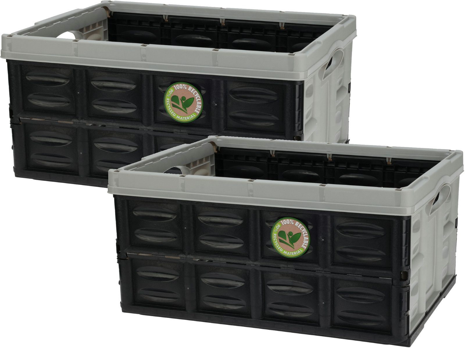 Klappbox Einkaufskiste Autobox 45 L Klappkiste Faltkiste Tragebox