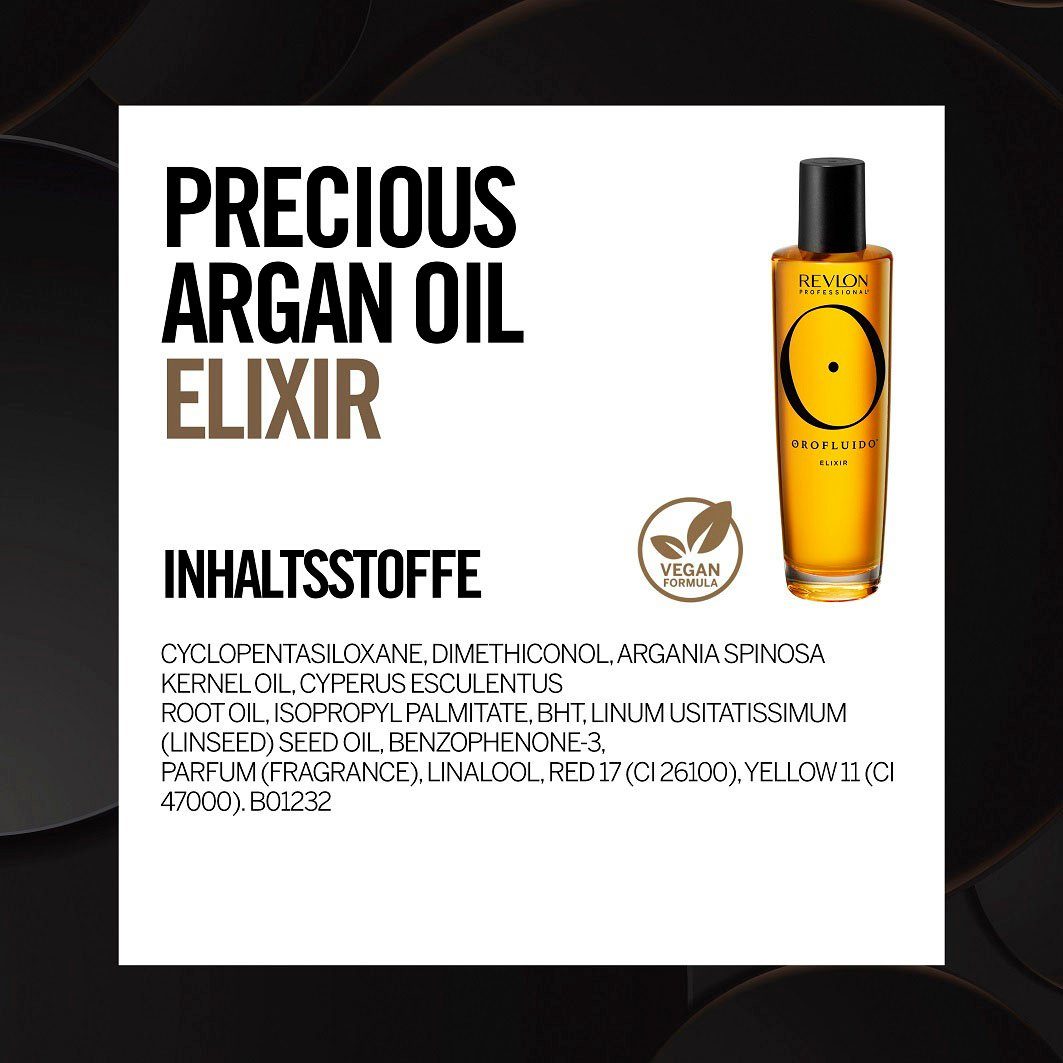 REVLON PROFESSIONAL Haaröl Orofluido Precious Argan Oil Elixir 30 ml, Vegan