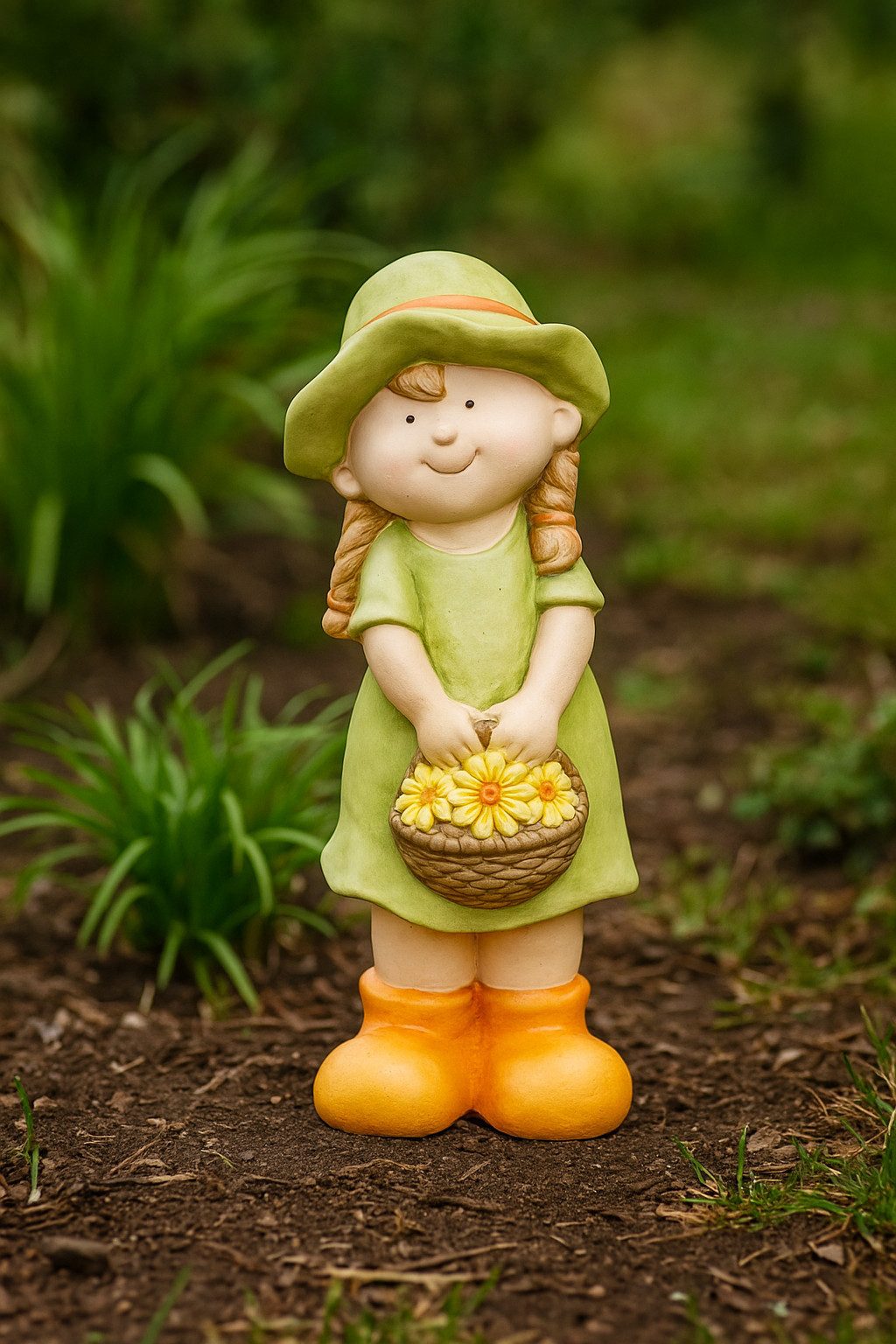 BOLTZE Gartenfigur Gartenfigur Leni Blumenkorb aus günstig online kaufen