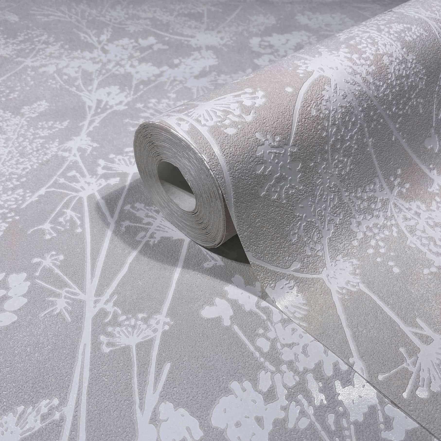 Marburg Vliestapete Tapete Light Garden, geprägt, floral, moderne Vliestape günstig online kaufen