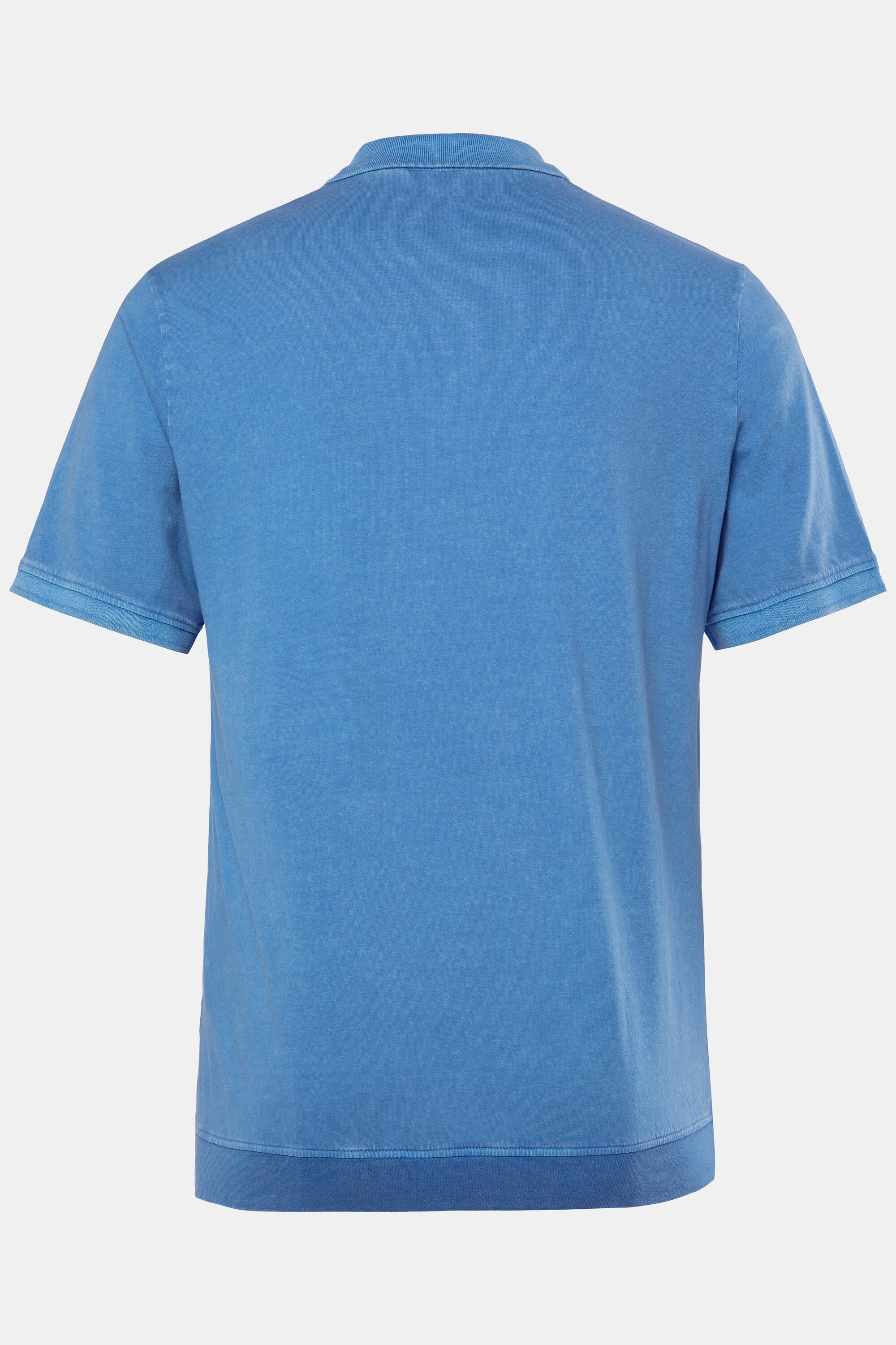 Men Plus Poloshirt Poloshirt Halbarm Bauchfit Vintage Look – Bild 3 von 3