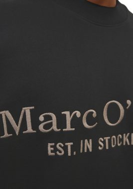 Marc O'Polo Sweatshirt mit großer Label-Stickerei vorne