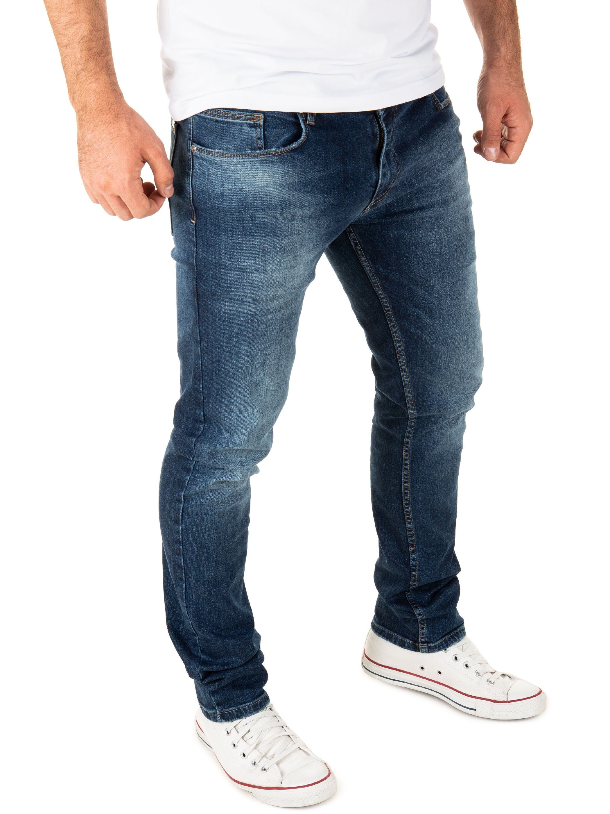 WOTEGA Slim-fit-Jeans Stretch Jeanshose Justin Herren Jeans mit Stretchanteil