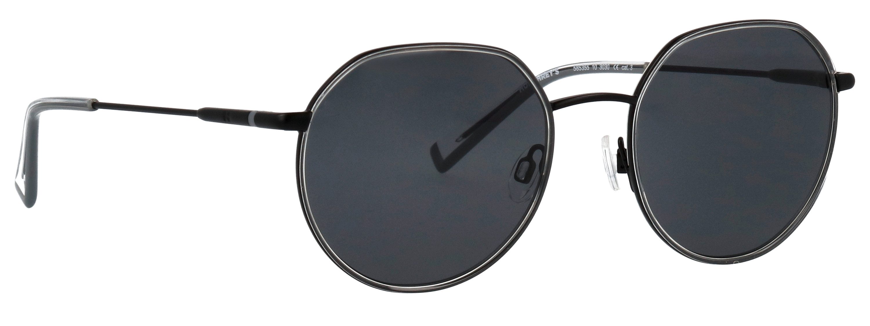 HUMPHREY´S eyewear Sonnenbrille Modell 585355 Form Panto, Logoschriftzug auf Bügel, Kombifassung