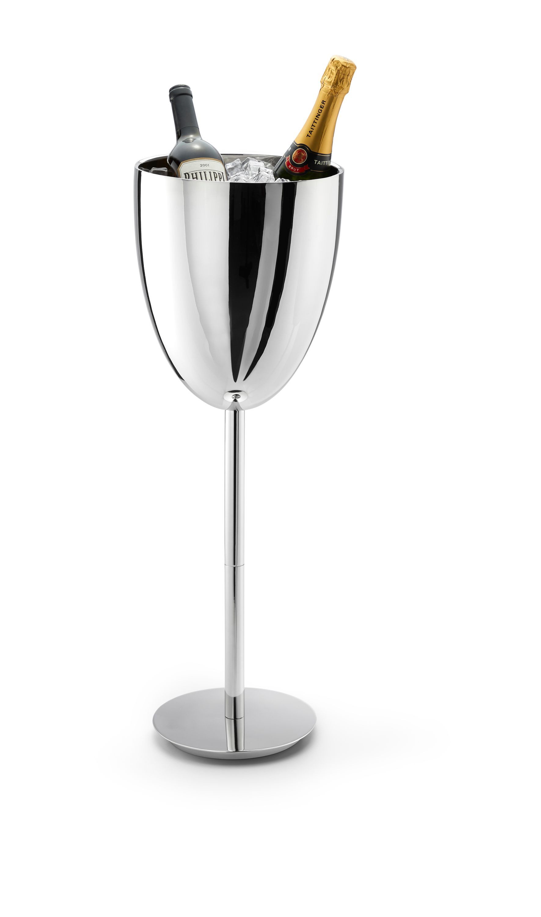 PHILIPPI Wein- und Sektkühler, Edelstahl, doppelwandig, hochglanzpoliert
