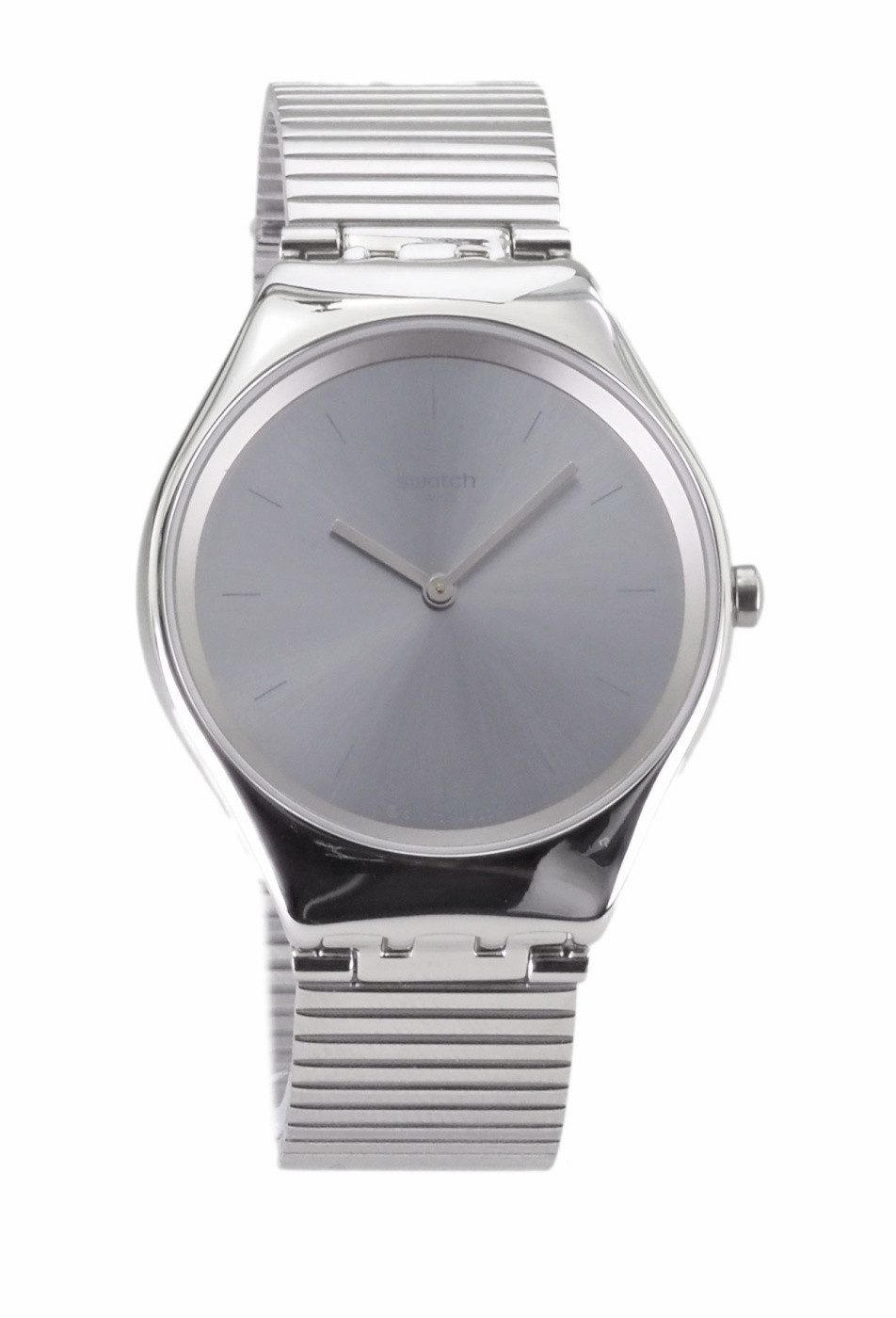 Swatch Quarzuhr Swatch Herren Quarz Uhr SYXS103GG SKINPOLE X87, (Silber)