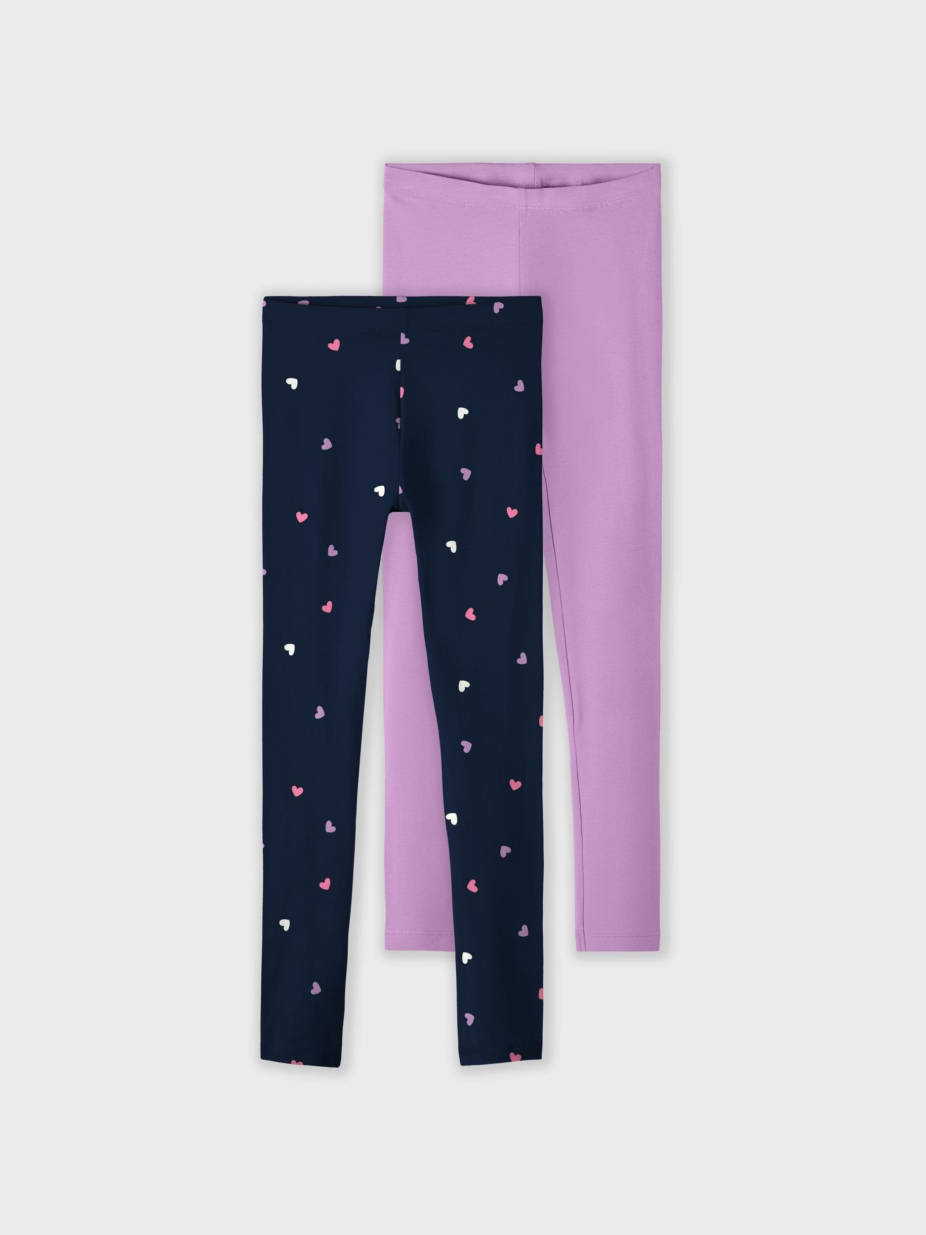 Leggings LEGGING Name 2P NKFVIVIAN AOP violet tulle It