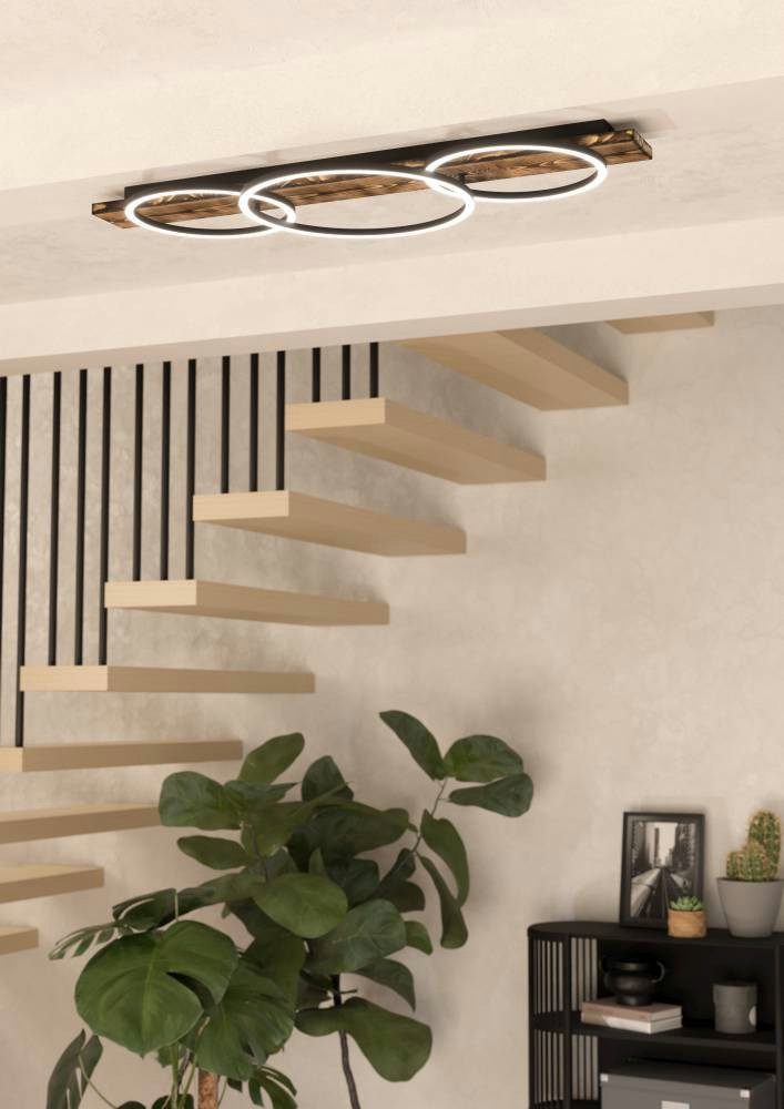 EGLO Deckenleuchte BOYAL, LED fest integriert, Warmweiß, Deckenlampe, Küche günstig online kaufen