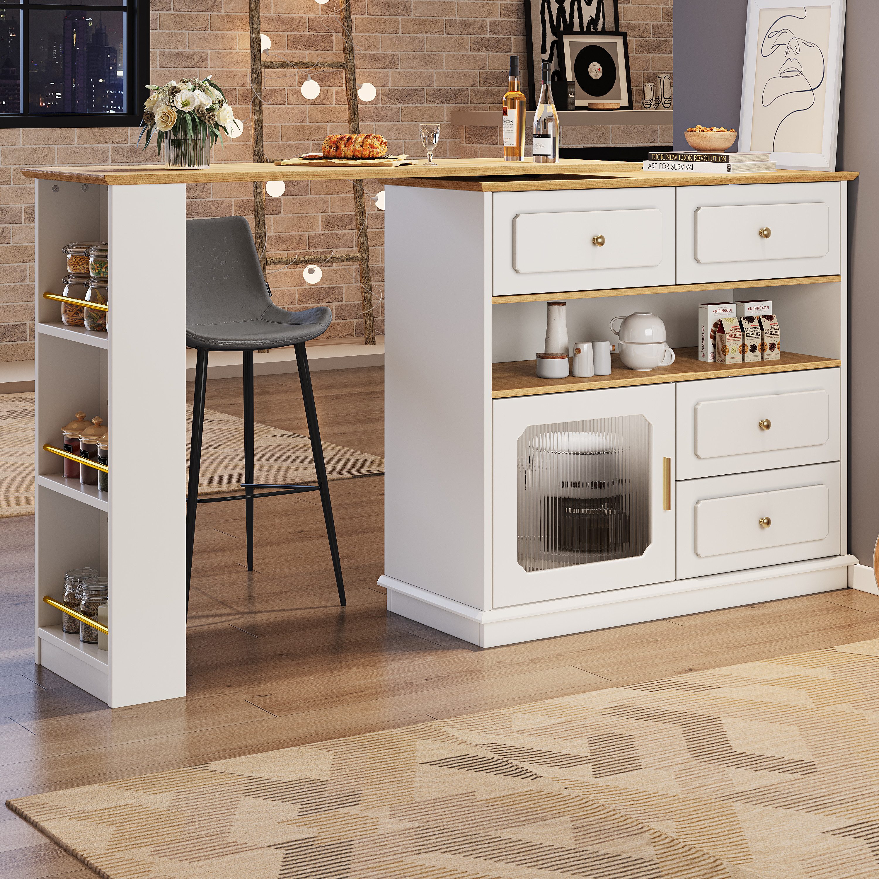 Flieks Bartisch 360° drehbar Stehtisch mit günstig online kaufen