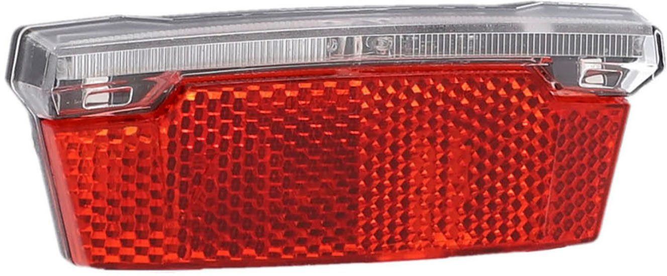 FISCHER Fahrrad Fahrrad-Rücklicht Dynamo LED-Rücklicht STOP