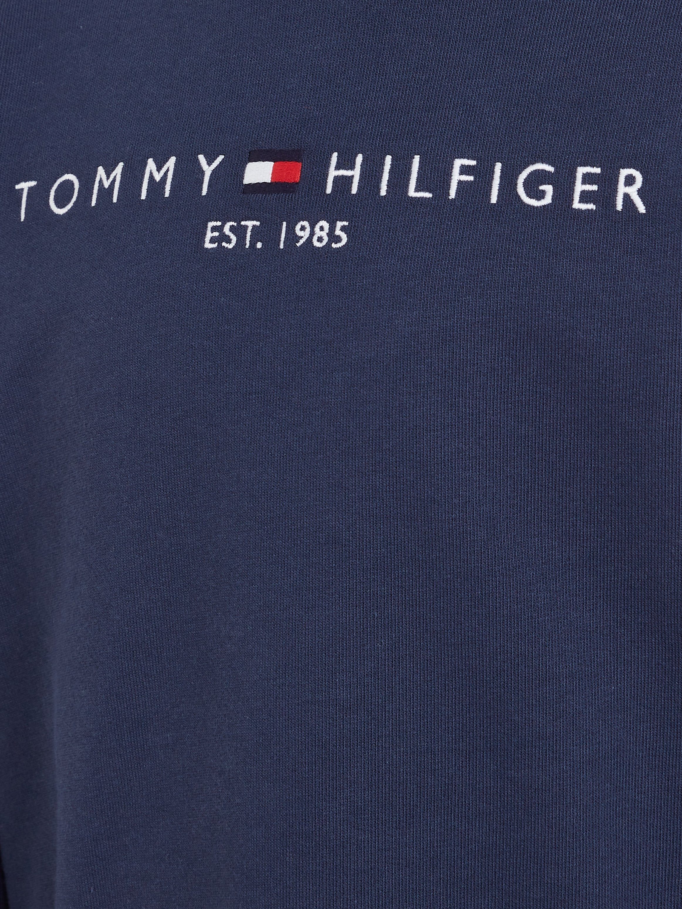 Logo-Schriftzug Twilight_Navy Hilfger Sweatshirt ESSENTIAL Tommy Hilfiger Tommy mit SWEATSHIRT