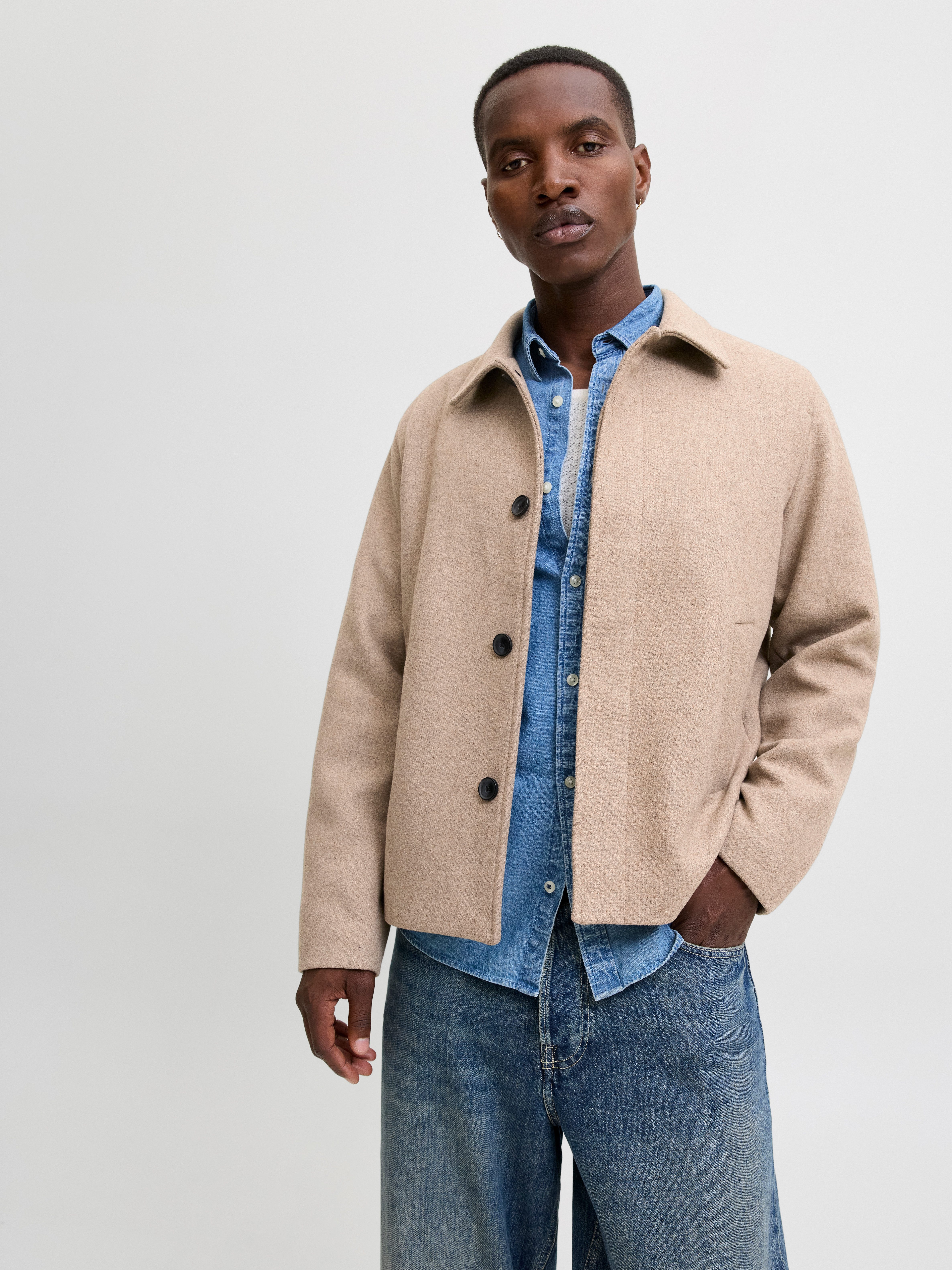 Jack & Jones Outdoorjacke JJEHARRIS SHORT COAT SN günstig online kaufen