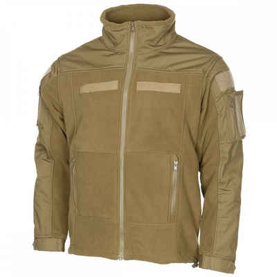 MFHHighDefence Fleecejacke Fleece-Jacke, Combat, coyote tan - 4XL