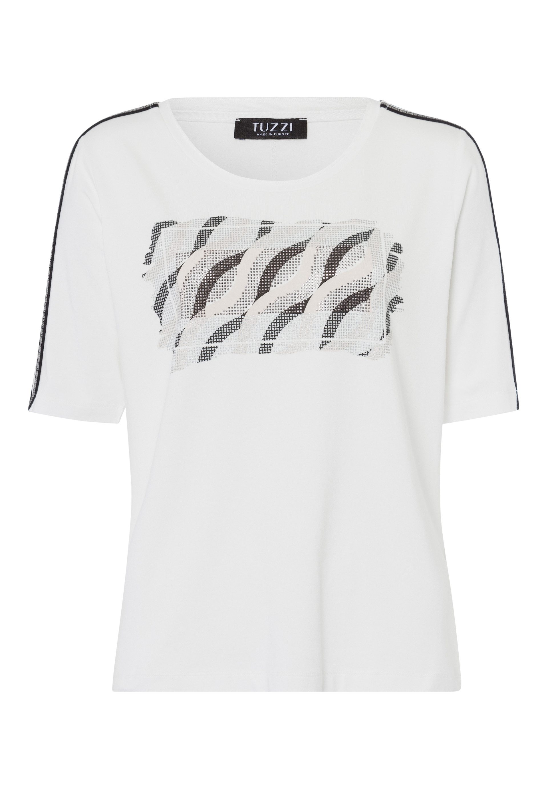 TUZZI Kurzarmshirt mit glänzendem Detail günstig online kaufen