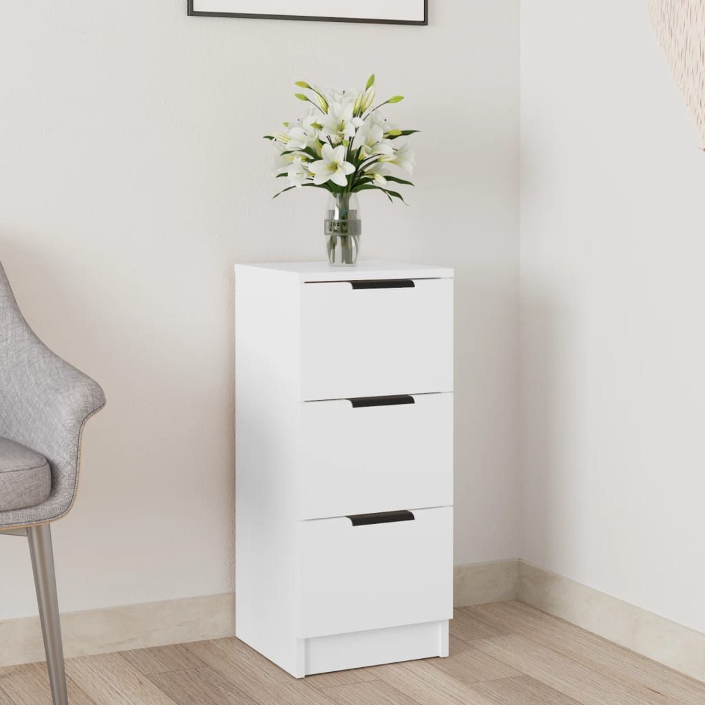 furnicato Sideboard Weiß 30x30x70 cm Holzwerkstoff günstig online kaufen