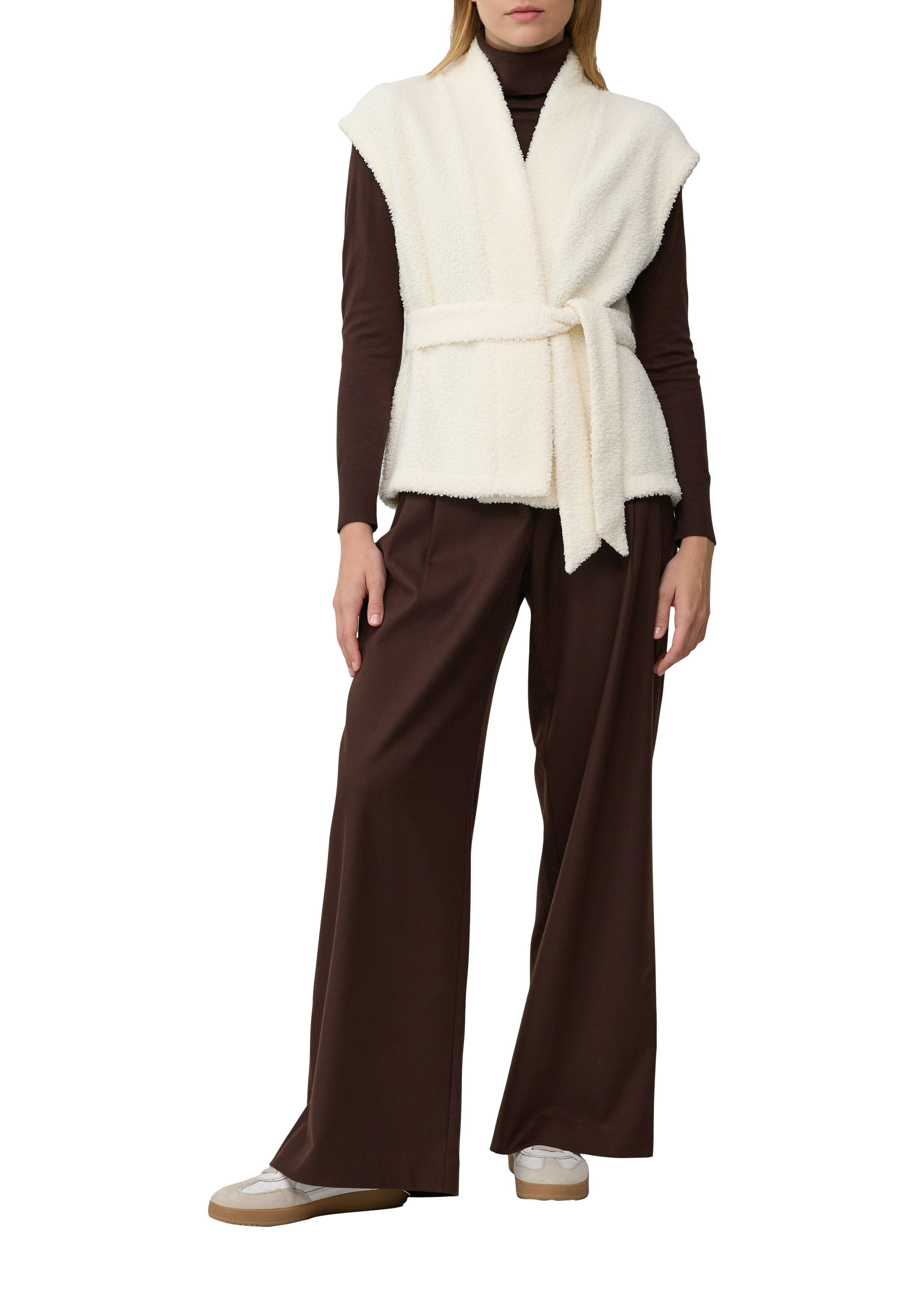 s.Oliver Strickweste mit Bindeband günstig online kaufen