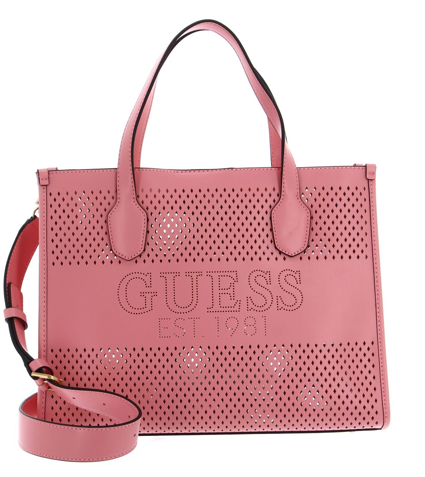 Guess Schultertasche Katey Perf (Set, 2-tlg) günstig online kaufen