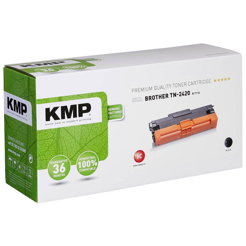 KMP Tonerkartusche 1Toner B-T68 ERSETZT Brother TN-2420 - black, (1-St)