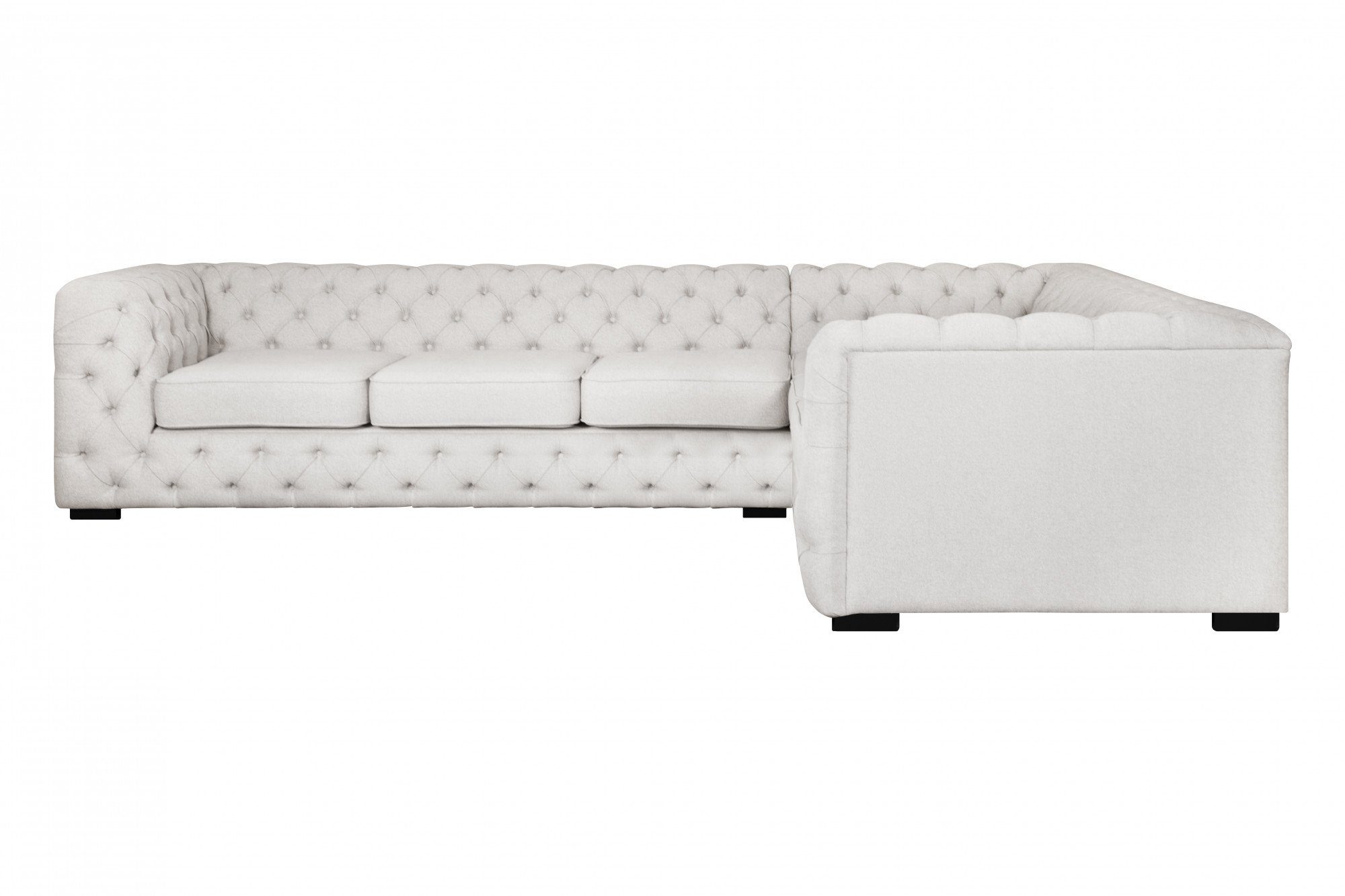 Home affaire Chesterfield-Sofa KALINA L-Form, hochwertig günstig online kaufen