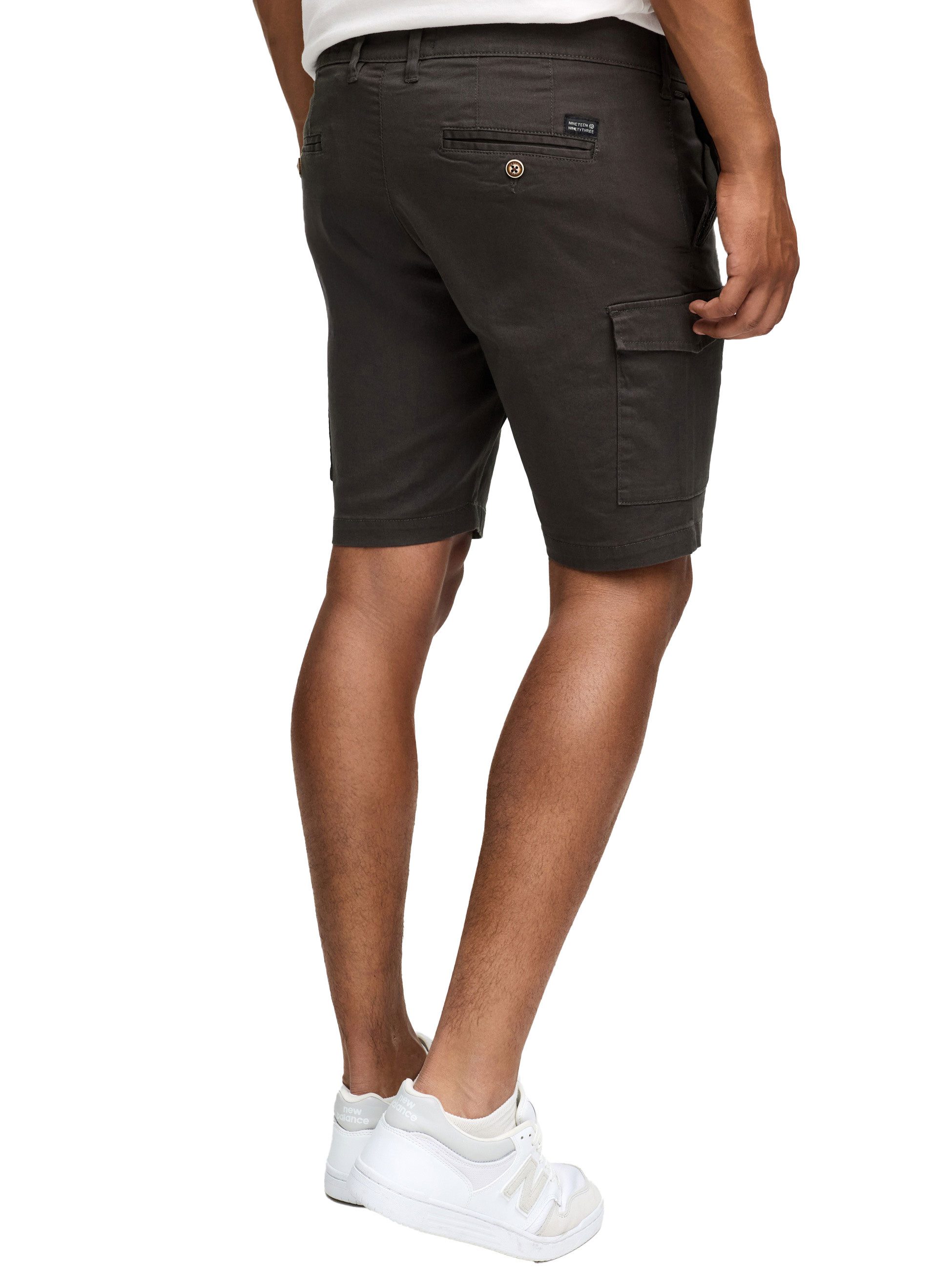INDICODE Cargoshorts LAULAX Cargo kurze Hose Herren Shorts, Sommer Freizeithose mit Taschen Sportlich eleganter Look - Regular Fit - Bequemes Material mit Stret – Bild 5 von 5