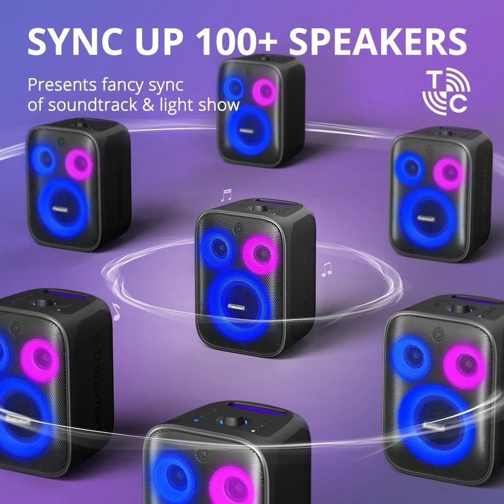 Tronsmart Halo 200 120W Tragbarer Bluetooth-Lautsprecher Party-Lautsprecher (120 W)